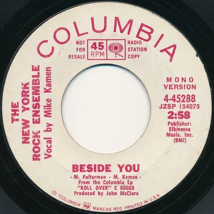 The New York Rock Ensemble - Beside You