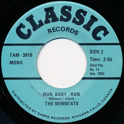 The Newbeats - Bread And Butter / Run, Baby, Run
