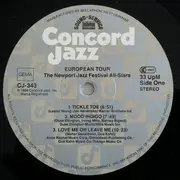 LP - The Newport Jazz Festival All-Stars - European Tour