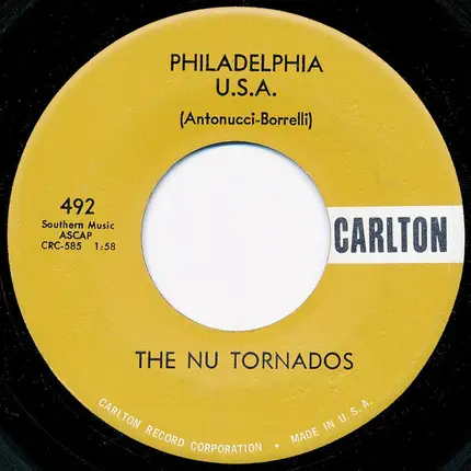The Nu Tornados - Philadelphia U.S.A. / Magic Record