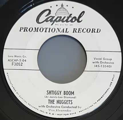 The Nuggets - Shtiggy Boom / Anxious Heart