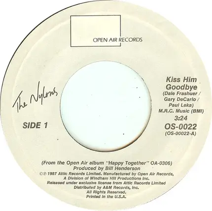 The Nylons - Kiss Him Goodbye