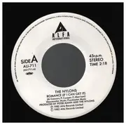 7inch Vinyl Single - The Nylons - Romance ( If I Can Get It) / That Kind Of Man - Promo version, white label