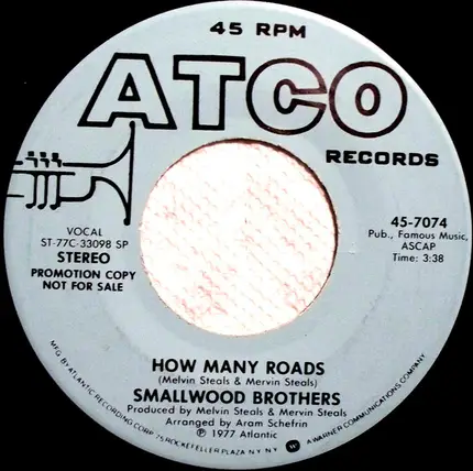 The Smallwood Brothers - How Many Roads