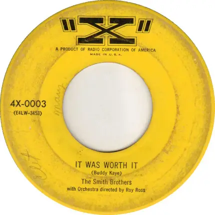 The Smith Brothers - Melancholy Me / It Was Worth It