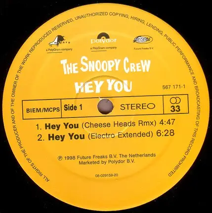 The Snoopy Crew - Hey You
