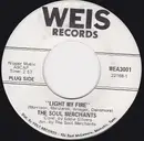 7inch Vinyl Single - The Soul Merchants - Light My Fire