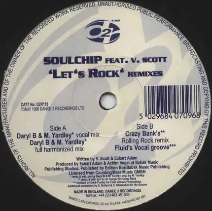 The Soulchip Feat. V. Scott - Let's Rock (Remixes)