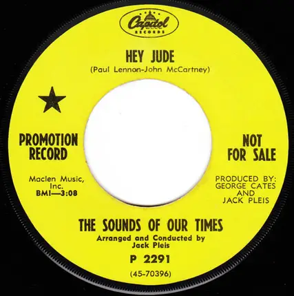 The Sounds Of Our Times - Hey Jude / Harper Valley P.T.A.