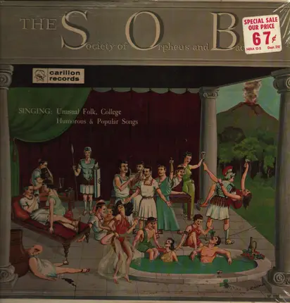 The Society Of Orpheus And Bacchus - Unusual Folk, College Humorous & Popular Songs