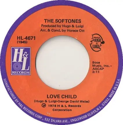 The Softones - Love Child