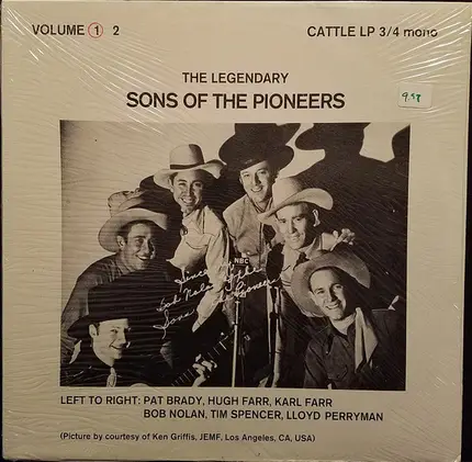 The Sons Of The Pioneers - The Legendary Sons Of The Pioneers Volume 1