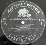 LP - The Sons Of The Pioneers - Edition 3: 1947- A Hundred And Sixty Acres - Mono