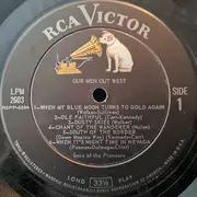 LP - The Sons Of The Pioneers - Our Men Out West - Mono