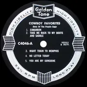 LP - The Sons Of The Purple Sage With Linna Shane - Cowboy Favorites