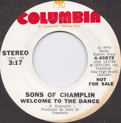 The Sons Of Champlin - Welcome to the Dance