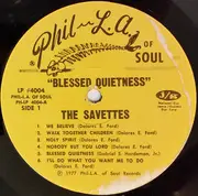 LP - The Savettes - Blessed Quietness