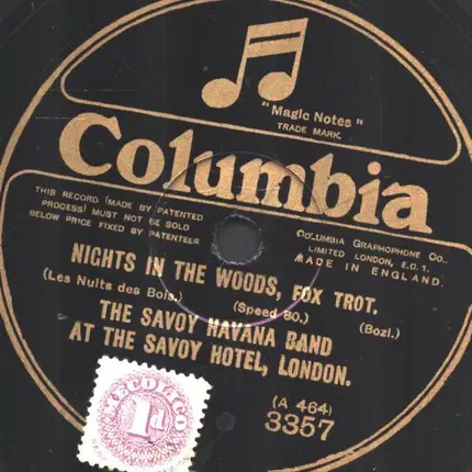 The Savoy Havana Band - Nights In The Woods / Just Keep On Dancing