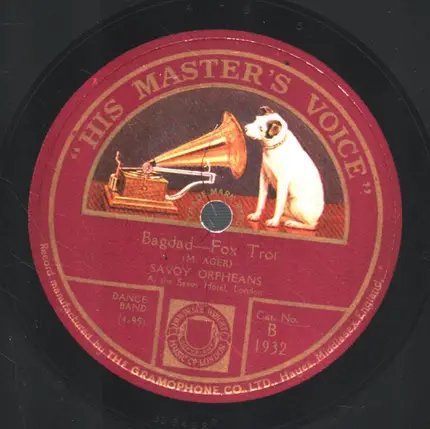 The Savoy Orpheans - Bagdad / Dreary Weather