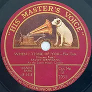 The Savoy Orpheans - When I Think Of You / The Toy Drum Major