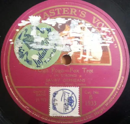 The Savoy Orpheans - By The Lake / Ogo Pogo