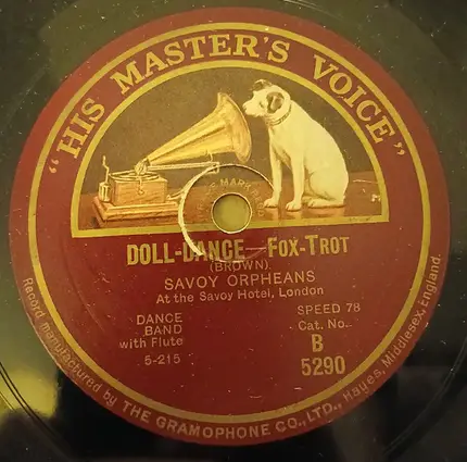 The Savoy Orpheans - I Need Some Cooling Off / Doll-Dance