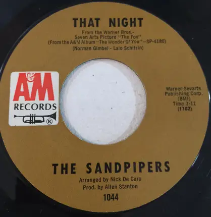 The Sandpipers - The Wonder of You