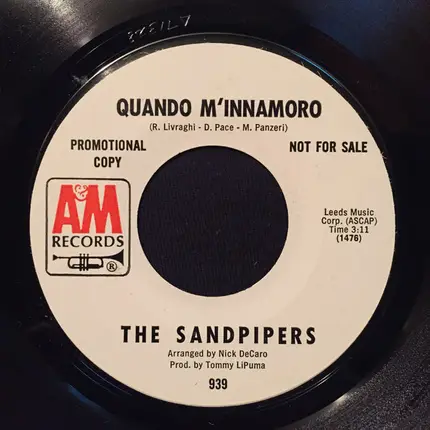The Sandpipers - Quando M'Innamoro