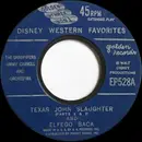 7inch Vinyl Single - The Sandpipers , Mitch Miller & His Orchestra - 3 Great Walt Disney Western Favorites