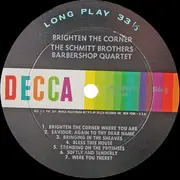 LP - The Schmitt Brothers - Brighten The Corner (Where You Are) - Mono