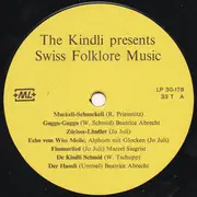 LP - The Schmid Brothers' Show Band - The Kindli Presents Swiss Folklore Music