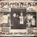 7inch Vinyl Single - The Screamin' Mee-Mees - Live From The Basement! - 1st pressing 'Dog face records'/Black & red label