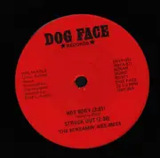 7inch Vinyl Single - The Screamin' Mee-Mees - Live From The Basement! - 1st pressing 'Dog face records'/Black & red label
