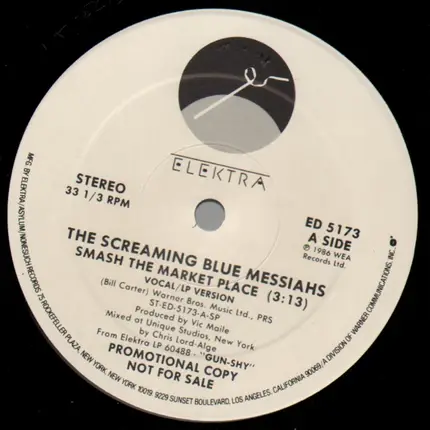 The Screaming Blue Messiahs - Smash The Market Place