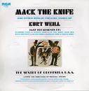 LP - The Sextet Of Orchestra U.S.A. Under The Direction Of Mike Zwerin - Mack The Knife And Other Berlin Theatre Songs Of Kurt Weill - OBI + Insert