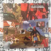 LP - The Secret Prostitutes - Tiger Express - Orange/Black Tiger Striple vinyl, + Insert