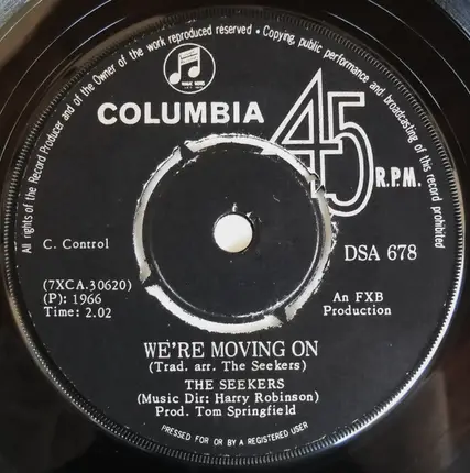 The Seekers - Walk With Me