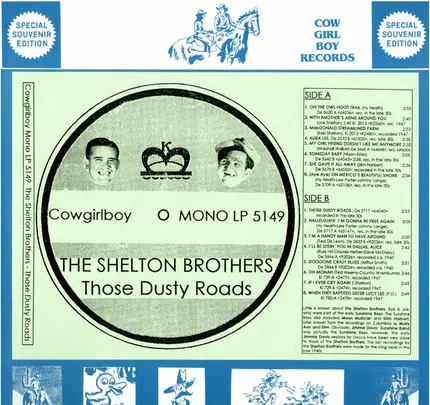The Shelton Brothers - Those Dusty Roads