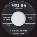 7inch Vinyl Single - The Shepherd Sisters - Gone With The Wind