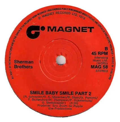 The Sherman Brothers - Smile Baby Smile