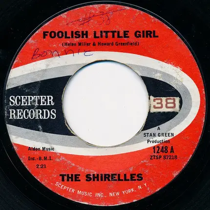 The Shirelles - Foolish Little Girl