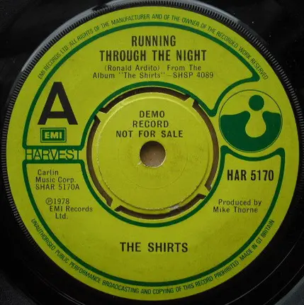 The Shirts - Running Through The Night