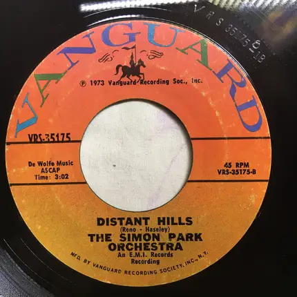 The Simon Park Orchestra - Eye Level / Distant Hills