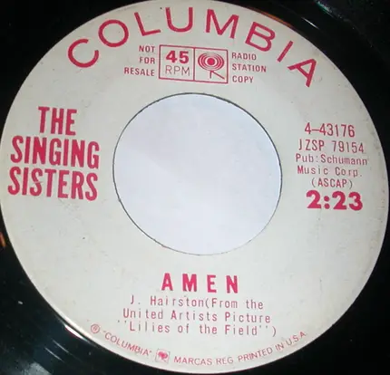 The Singing Sisters - My Lord Says / Amen