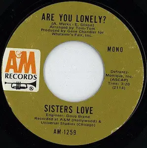 The Sisters Love - Are You Lonely? / Ring Once