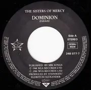 7inch Vinyl Single - The Sisters Of Mercy - Dominion