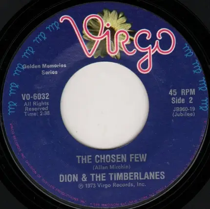 The Skyliners / Dion & The Timberlanes - The Loser / The Chosen Few