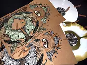 LP - The Spacious Mind - The No. 4 or 5 Gravy Band - Gold & white swirl