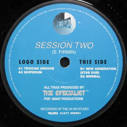 The Specialist - Session Two