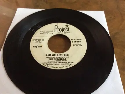 The Spectras Featuring Gregg Dame - And You Love Her / Happy Life Together